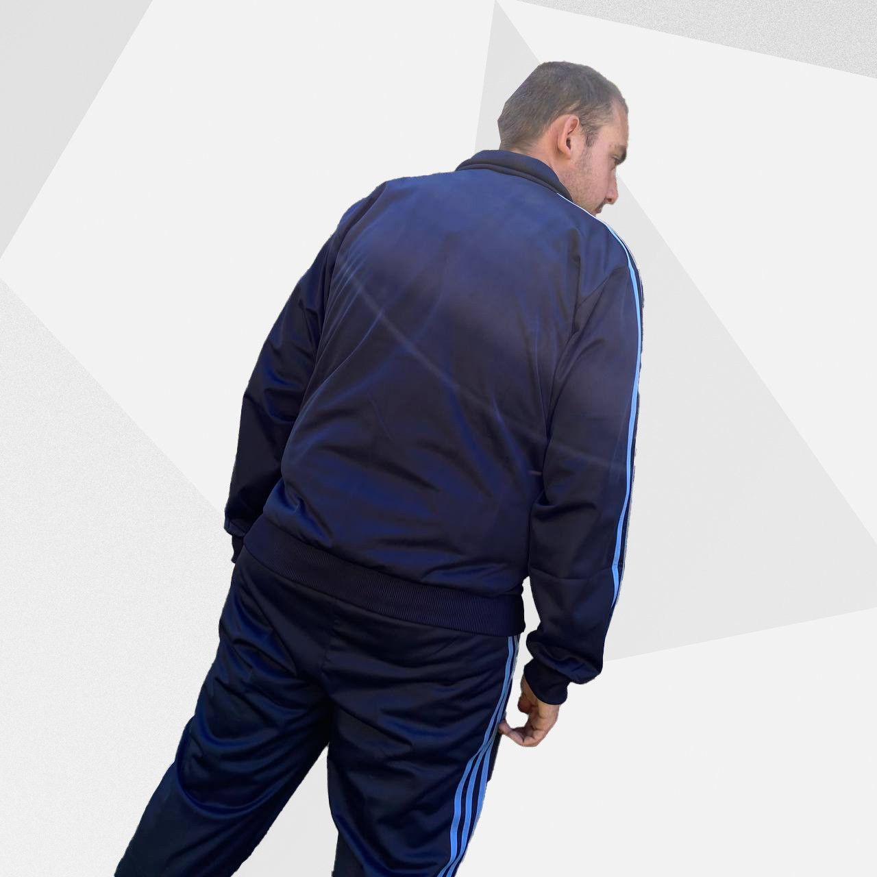 Мужской оригинальный спортивный костюм Adidas Австрия синий