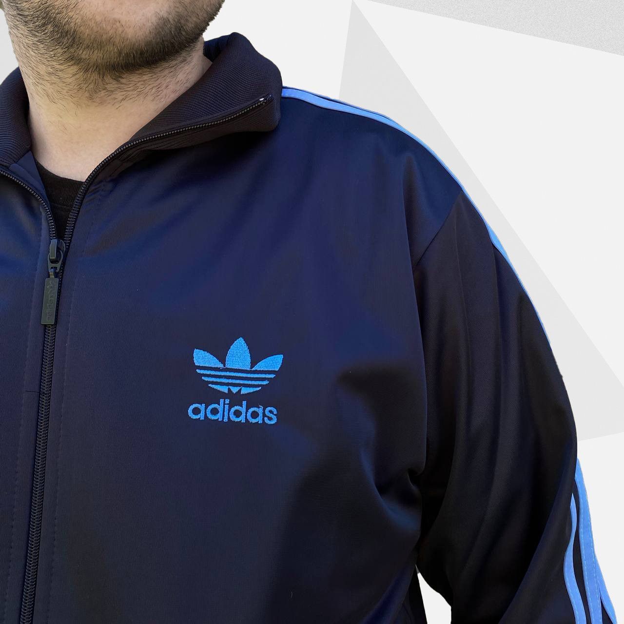 Мужской оригинальный спортивный костюм Adidas Австрия синий