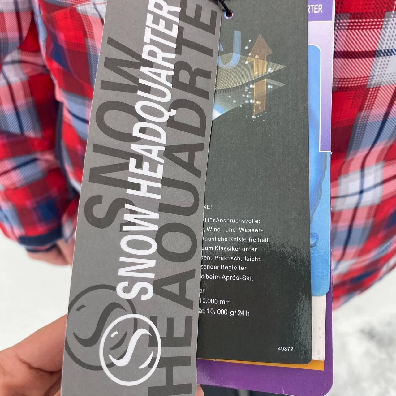 Термокуртка оригинальная яркая женская зимняя SNOW HEADQUARTER