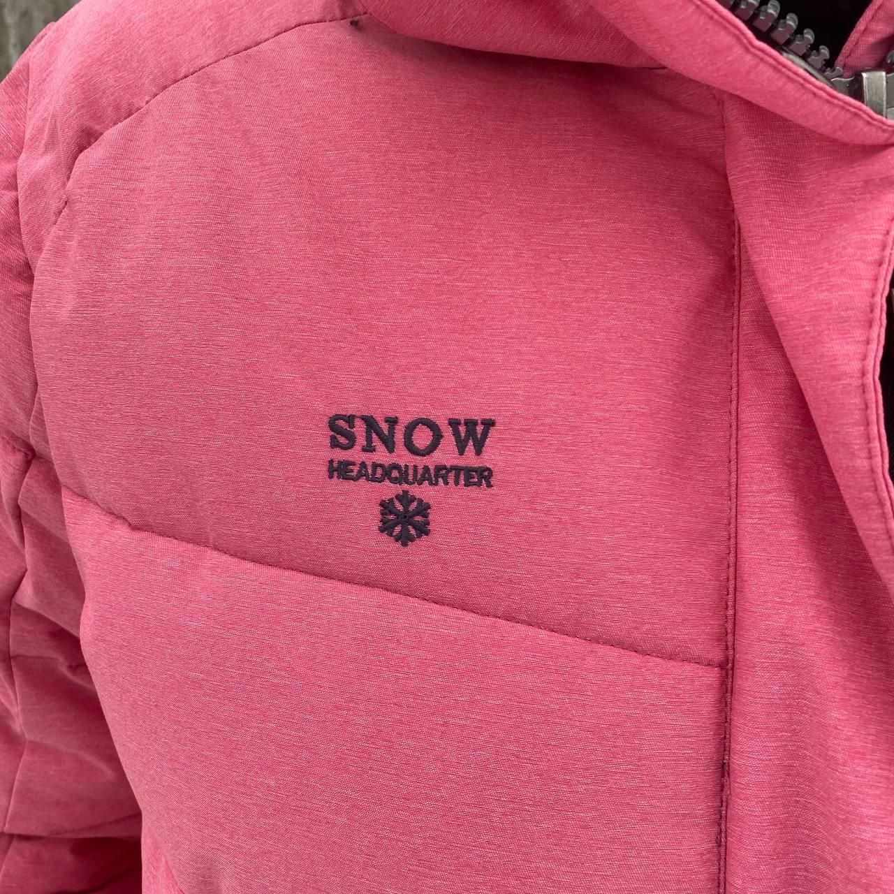 Термокуртка длинная оригинальная женская зимняя SNOW HEADQUARTER